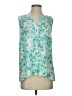 J.Jill 100% Rayon Blue Sleeveless Blouse Size XS - photo 1