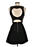 LA Hearts Solid Black Cocktail Dress Size S - photo 2