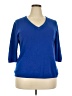 Designers Originals 100% Acrylic Blue Pullover Sweater Size 2X - photo 1