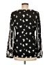 Ann Taylor Factory 100% Polyester Black Long Sleeve Blouse Size M - photo 2
