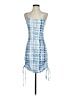 Shein Tie-dye Blue Cocktail Dress Size 4 - photo 1