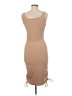Unbranded Solid Tan Cocktail Dress Size M - photo 2