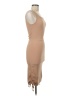 Unbranded Solid Tan Cocktail Dress Size M - photo 4
