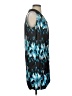 Derek Lam 100% Polyester Graphic Blue Casual Dress Size XS - photo 4