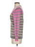 White + Warren 100% Cashmere Stripes Pink Cashmere Pullover Sweater Size XS - photo 5