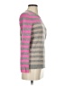 White + Warren 100% Cashmere Stripes Pink Cashmere Pullover Sweater Size XS - photo 4