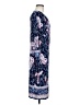 Glamour Paisley Blue Casual Dress Size 6 - photo 4