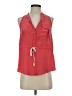 Jamison 100% Silk Red Sleeveless Silk Top Size XS - photo 1