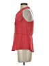 Jamison 100% Silk Red Sleeveless Silk Top Size XS - photo 5