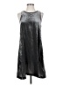 Gap Metallic Silver Cocktail Dress Size S (petite) - photo 1
