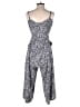 Unbranded 100% Rayon Animal Print Blue Jumpsuit Size XS - photo 2