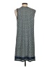 Max Studio Print Blue Casual Dress Size S - photo 2