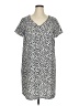 Apt. 9 Animal Print White Casual Dress Size XL - photo 1