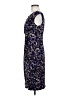 Connected Apparel Print Purple Cocktail Dress Size 6 - photo 5