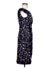 Connected Apparel Print Purple Cocktail Dress Size 6 - photo 4