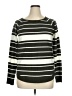 Pink Clover Stripes Green Pullover Sweater Size XL - photo 1