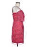 BCBGeneration 100% Polyester Print Red Casual Dress Size M (estimated) - photo 4