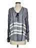 Rails 100% Rayon Blue Long Sleeve Blouse Size XS - photo 1