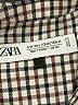 Zara Houndstooth Silver Long Sleeve Top Size 7 - photo 3