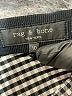 Rag & Bone Houndstooth Gray Black Casual Pants Size 10 - photo 6