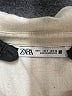 Zara Ivory 3/4 Sleeve Button-Down Shirt Size S - photo 6