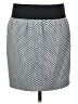 Zara Basic Graphic Black Casual Skirt Size XS - photo 2