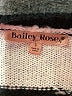 Bailey Rose 100% Acrylic Color Block Black Ivory Pullover Sweater Size S - photo 7