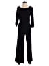 MSK Solid Black Jumpsuit Size L - photo 1