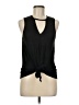 M Meesh Black Sleeveless T-Shirt One size - photo 1