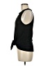 M Meesh Black Sleeveless T-Shirt One size - photo 5