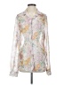ASOS Design 100% Polyester Floral Ivory Long Sleeve Blouse Size XXS - photo 1
