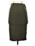 ECI Solid Green Casual Skirt Size XS - photo 1