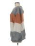 Miracle 100% Acrylic Color Block Gray Pullover Sweater Size Med - Lg - photo 5