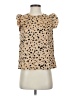 Shein Gold Short Sleeve Blouse Size 4 - photo 1