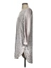 Theory Metallic Silver Casual Dress Size 2 - photo 5
