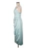 Parker 100% Polyester Teal Cocktail Dress Size 8 - photo 5