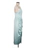 Parker 100% Polyester Teal Cocktail Dress Size 8 - photo 4
