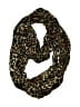 Express 100% Viscose Animal Print Gold Brown Scarf One size - photo 1