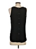 Ann Taylor LOFT 100% Polyester Black Sleeveless Blouse Size S - photo 2