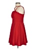 Mi ami Solid Red Cocktail Dress Size S - photo 5
