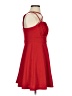 Mi ami Solid Red Cocktail Dress Size S - photo 4