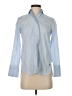 Decenio Mediterrano Blue Long Sleeve Blouse Size XS - photo 1