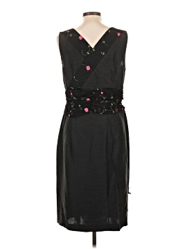 ashro black dresses Black Abstract Midi Dress – Unclaimed Baggage