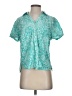 Unbranded Teal Blue Short Sleeve Blouse Size S - photo 1
