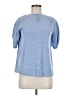 Gianni Bini 100% Lyocell Blue Short Sleeve Blouse Size M - photo 1