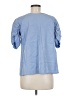 Gianni Bini 100% Lyocell Blue Short Sleeve Blouse Size M - photo 2