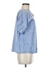 Gianni Bini 100% Lyocell Blue Short Sleeve Blouse Size M - photo 4