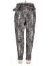 OVERLOVER Animal Print Silver Black Casual Pants Size 26 - photo 1