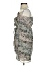 BCBGeneration 100% Polyester Gray Green Cocktail Dress Size S - photo 5