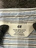 H&M 100% Cotton Stripes Blue Long Sleeve Button-Down Shirt Size 4T - photo 3
